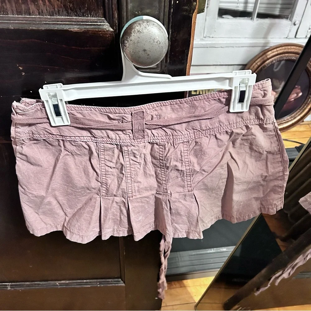 Pink BDG cargo skirt with adjustable waist - Picture 4 of 4